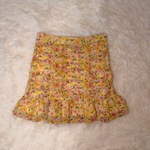 GB Girls Vibrant Floral Mini Skirt